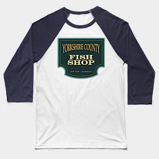 Yorkshire County Fish Shop Baseball T-Shirt